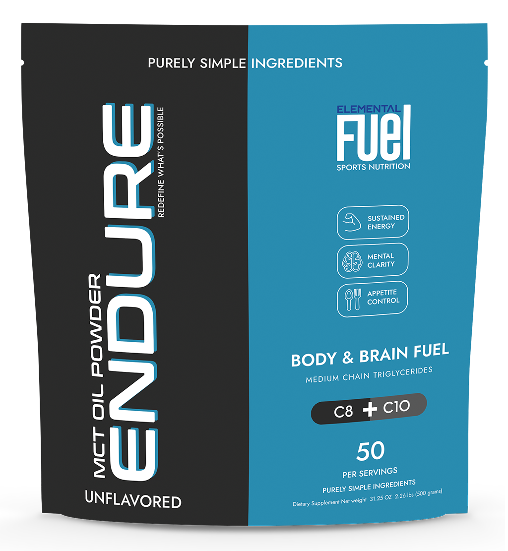 Endure MCT Oil Powder Sports Nutrition Body and Brain Fuel - Elemental Fuel